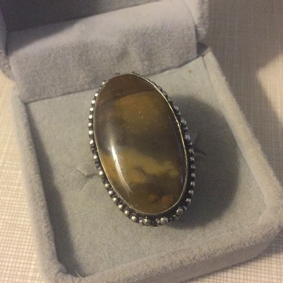 Jewelry - Beautiful Brown Agate stylish Ring